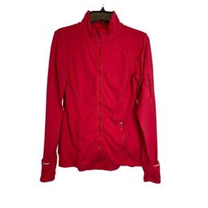 Joia NYC Women's Hot Pink Performance Track Jacket Size M